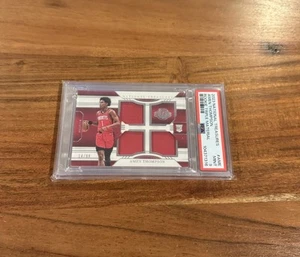 Amen Thompson 2023 Panini National Treasures Materials Patch /99 Rookie PSA 9 MT - Picture 1 of 2