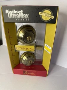 Kwikset Ultramax Security Titanium Alloy Throw bolt Core Deadbolt - Picture 1 of 8