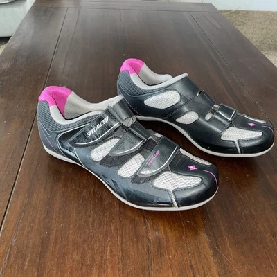 Specialized Spirita RBX Body Geometry Road Cycling Shoe Women Sz 9 SPD Cleats - Image 1 of 4
