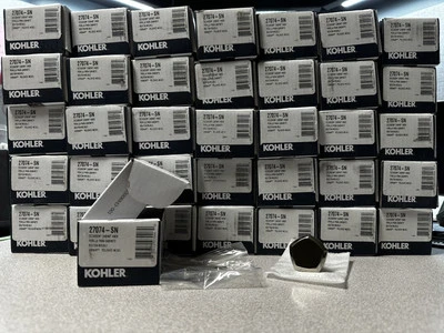 Lote 36 perilla de gabinete geométrica Kohler Ocasión 27074-SN níquel pulido vibrante Foto 1 de 4
