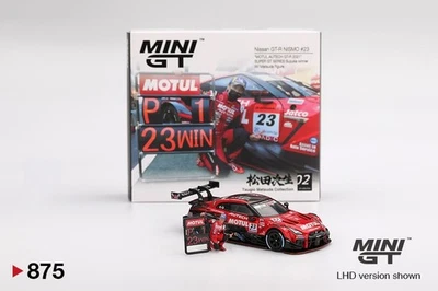 Mini GT MGT00875LHD Nissan GT-R NISMO #23 "MOTUL AUTECH GT-R 2021" SUPER GT S... - Immagine 1 di 2