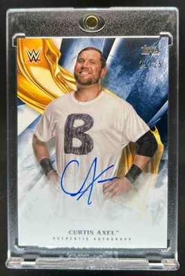 2019 Topps WWE Undisputed Curtis Axel Auto Blue #21/25 - Image 1 of 2