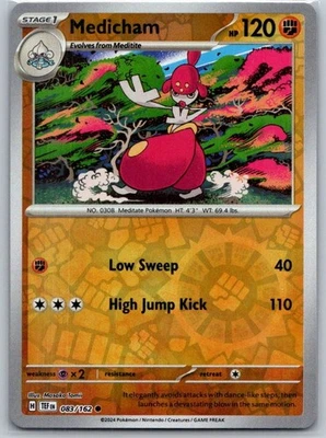 Medicham 083/162 Reverse Holo SV05: Temporal Forces NM - Image 1 of 2