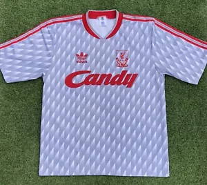 Seltenes Liverpool FC 1989/91 Away Herren Fußball Trikot/Trikot/Camiseta/Trik... - Bild 1 von 11