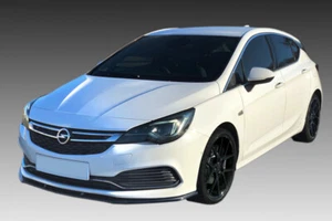 DIVISOR DELANTERO PARA OPEL/VAUXHALL ASTRA K OPC LINE (2015-2019) ABS NEGRO BRILLANTE - Imagen 1 de 2