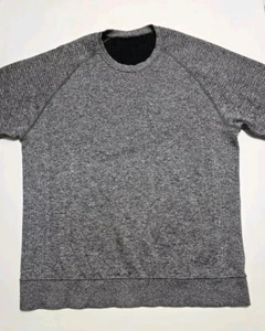 Lululemon Shift Stitch Para Hombres Grande Gris Manga Larga Crew Waffle Térmico - Imagen 1 de 20