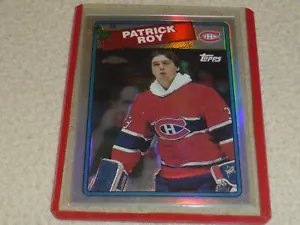 2002-2003 TOPPS CHROME HOCKEY CARD PATRICK ROY REPRINTS 88-89 REFRACTOR #3 NHL - Picture 1 of 6