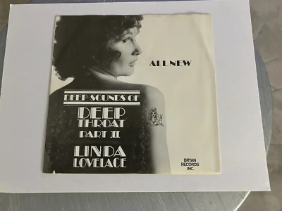 LINDA LOVELACE 45/Picture Sleeve Soundtrack Deep Sounds DEEP THROAT 2 Excellent - Image 1 of 4