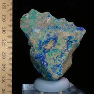 Azurite Malachite combination in matrix raw copper ore mineral specimen 488ct - Picture 1 of 8