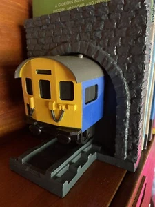 North London Line Train Emerging From Tunnel and Empty Tunnel Bookends. - Picture 1 of 9