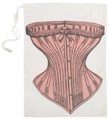 Thomas Paul Bolsa de Lavandería Rosa Corsé Algodón Lona Bolso de Mano Foto 1 de 4