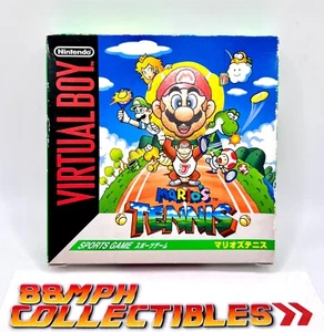 MINT 1995 Mario's Tennis Nintendo VIRTUAL BOY Japanese COMPLETE, Ships from ๐บ๐ธ - Picture 1 of 12