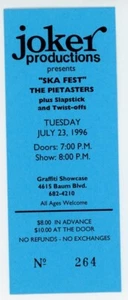 The Pietasters Concert Ticket Graffiti Showcase Pittsburgh, PA 1996 - Picture 1 of 2