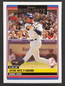 Carta Baseball Derek Jeter 2006 Topps #177 (NM) - Foto 1 di 2