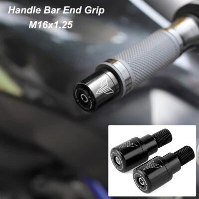 Empuñaduras de manillar M16x1.25 extremo de barra deslizante tapa enchufe para YAMAHA FZ07 FZ09/10 XSR700 Foto 1 de 4