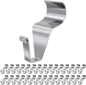 No Hole Vinyl Siding Hooks, 30 Pack Heavy Duty Vinyl Siding Clips Hangers, No Dr - Picture 1 of 7
