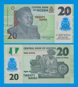 Nigeria 20 Naira P 34t 2024 UNC Polymer ( P 34 t ) - Picture 1 of 1
