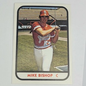 1981 Salt Lake City Gulls Minor League TCMA #14 Michael D. Bishop (A)