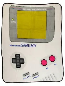 Manta de lanzamiento de microflecha de felpa para Nintendo Game Boy 48"" x 60 - Imagen 1 de 2