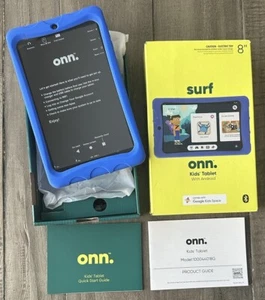 Surf Onn 8" Kinder Tablet, blau, 32GB Speicher, 2GB RAM, Android 11 GO Quadcore Pro - Bild 1 von 13