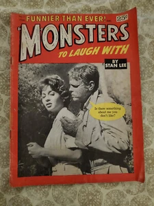 MONSTERS TO LAUGH WITH #2 BY STAN LEE 1964Solid Mid Grade - Picture 1 of 1