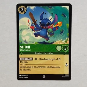 Stitch 26/204 Disney Lorcana Azurite Sea Regular Common Card NM - Picture 1 of 2