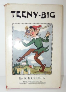 Teeny-Big von R.K. Cooper 1953 Vintage Sally & Christmas Elves Illus. HC/DJ - Bild 1 von 13