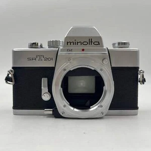 Minolta SRT 201 35MM Film Camera with 200mm Lens - Picture 1 of 13