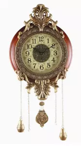 WANDUHR--Großer Retro European Style, leiser japanischer Quarz - Bild 1 von 9
