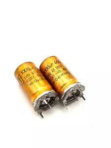 6 x ROE EGD Elkos 1000uF/40V +105°C - Grado de audio - Nuevo de lote antiguo - Imagen 1 de 2