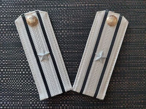 Soviet military Epaulets Navy Captain 3rd rank. USSR Original - Picture 1 of 24