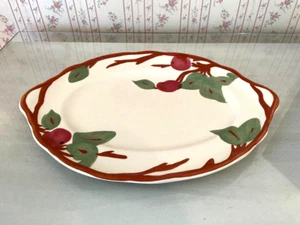 Plato para servir ovalado vintage Franciscan Ware 14" x 10" patrón de manzana Cali - Imagen 1 de 7