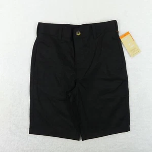 French Toast Shorts Boys 10 Black School Uniform Adjustable Waist - Picture 1 of 13