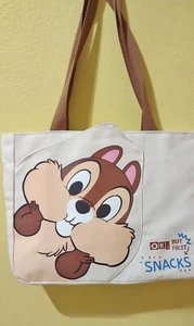Disney Chip n Dale Chipmunks Damen Tasche aber erste Snacks Einkaufstasche - Bild 1 von 3