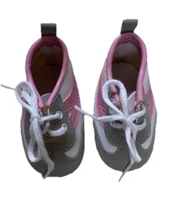 Tallinn’s Sneaker Größe 4 rosa weiß für Wiesenpuppen und ähnliches - Bild 1 von 4