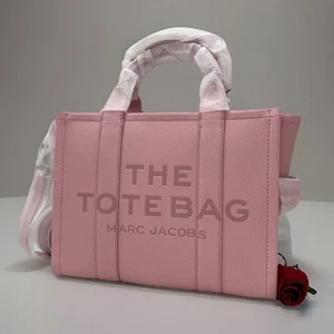 Auténtico Bolso de Mano Marc Jacobs Para Mujer Nuevo con Etiquetas $450 The Leather Mediano En Cinta Rosa 🌹NUEVO🌹 - Imagen 1 de 21