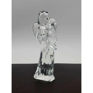 Baccarat Krippe Engel mit Harfe Figur Kristall Frankreich signiert Auslaufmodell - Bild 1 von 10