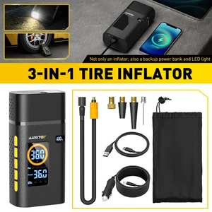 Tire Inflator Car Air Pump Compressor Electric Portable Auto 11.8V Volt 150PSI C - Picture 1 of 8