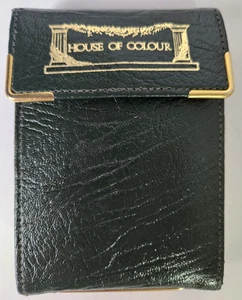 House Of Colour UK London Portafoglio Swatch Pelle Biglietti da Visita Moda - Foto 1 di 9