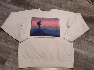 Vtg 80's Phantom Ranch Crewneck Sweatshirt Made In USA Fleece *Read Description* - Picture 1 of 17