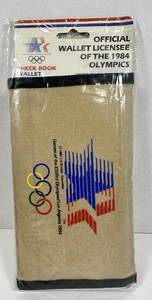 Los Angeles Olympics 1984 Official Check Book Wallet Logo Vintage NEW - Picture 1 of 3