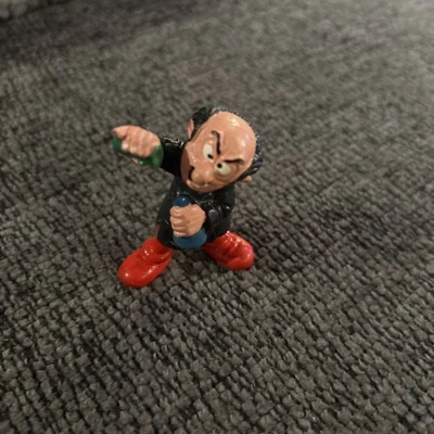 Figura PVC Schleich Peyo Hong Kong Vintage 1978 Los Pitufos Gargamel Foto 1 de 3