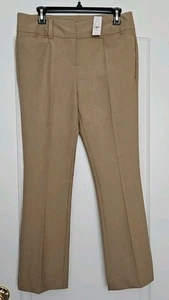 7th Avenue NY&CO Dress Pants 6 Average Beige NWT 32x29 NB414 - Picture 1 of 10