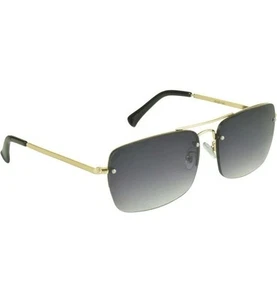 Square Aviator Rimless Bifocal Gradient Grey Brown Tint Men Women +2.00 - Picture 1 of 6
