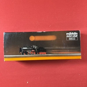 Motore locomotiva merci a vapore Märklín Mini-Club 8803 BR 24 funziona luci non - Foto 1 di 4