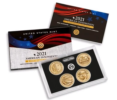 2021 American Innovation $1 Reverse Proof Coin Set - Image 1 of 2