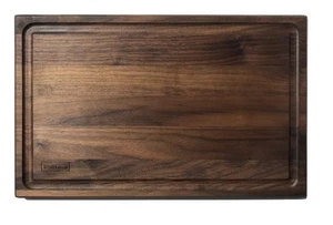 Wood Cutting Board Large Butcher Block for Kitchen | Reversible with Juice Gro - Picture 1 of 6