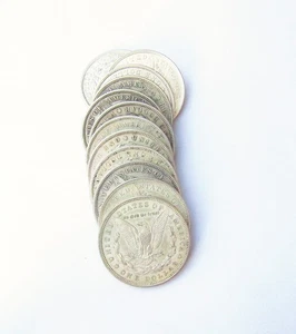 1921 P G/F MORGAN DOLLARS (12 TOTAL) #400151 - Picture 1 of 3