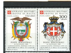 STEMMI - COATS OF ARMS S.M.O.M. 1985 Air Mail - Imagen 1 de 1