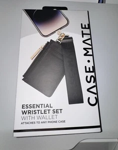 Case-Mate Essential Wristlet Set with Wallet for Most Cell Phones Black - Picture 1 of 3